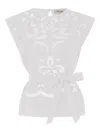 Temperley London Nelle Top In White