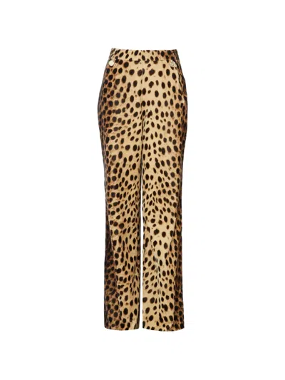 Temperley London Nemera Animal-print Trousers In Multi