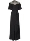 Temperley London Nina Maxi Dress In Black