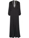 Temperley London Nina Maxi Dress In Black