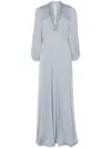 Temperley London Nina Maxi Dress In Grey