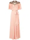 Temperley London Nina Maxi Dress In Pink