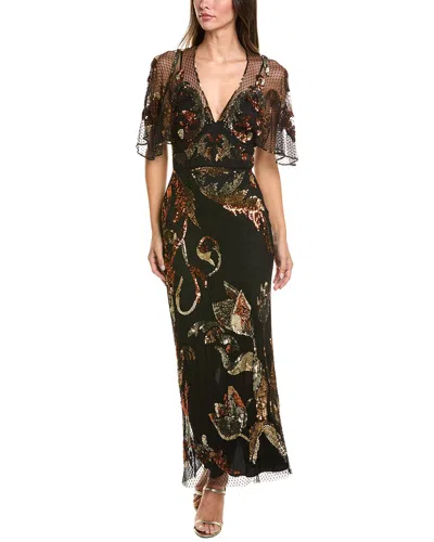Temperley London Novella Maxi Dress In Black