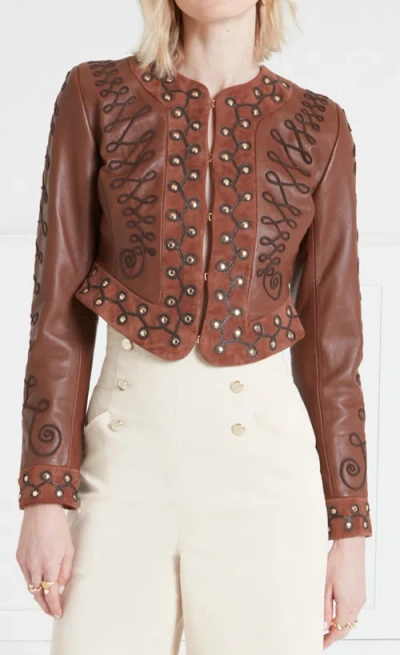 Temperley London Pablo Jacket In Brown