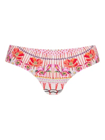 Temperley London Pomegranate Floral-print Bikini Set