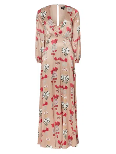 Temperley London Reina Kleid Mit Print In Pink