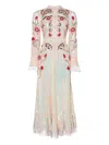 Temperley London Remi Sequin-embellished Midi Dress In Gray