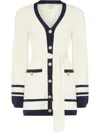 Temperley London Ribera Cardigan In Neutrals