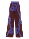 Temperley London Gestrickte Hose Mit Kordelzug In Brown
