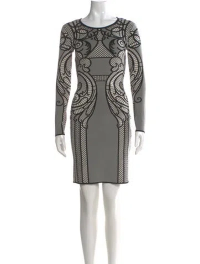 Pre-owned Temperley London Scoop Neck Knee-length Dress In Black