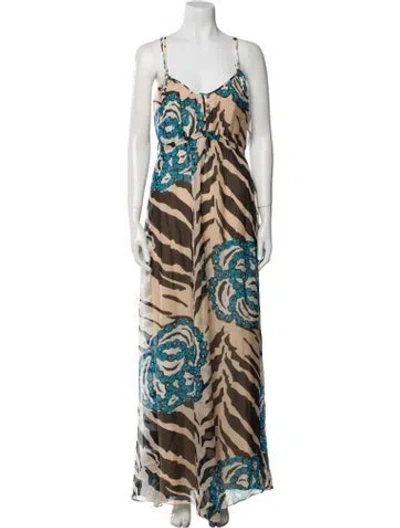 Pre-owned Temperley London Silk Long Dress