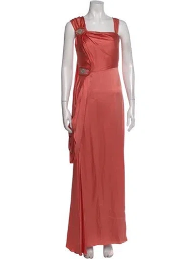 Pre-owned Temperley London Silk Long Dress W/ Tags In Pink