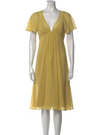 Pre-owned Temperley London Silk Midi Length Dress In Multi