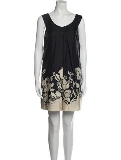 Pre-owned Temperley London Silk Mini Dress In Neutral
