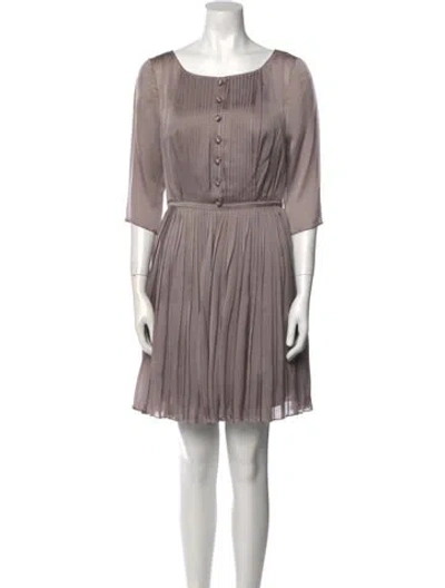 Pre-owned Temperley London Silk Mini Dress W/ Tags In Purple