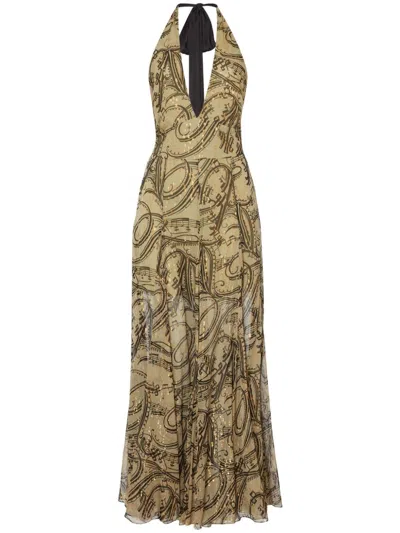 Temperley London Silvana Maxi Dress In Green