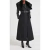Temperley London Sovereign Coat In Black