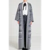 Temperley London Patterned Knit Coat In Blue