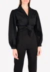 Temperley London Villa Shirt In Black