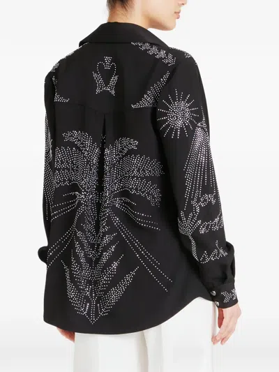 Temperley London Villanelle Embellished Jacket In Black