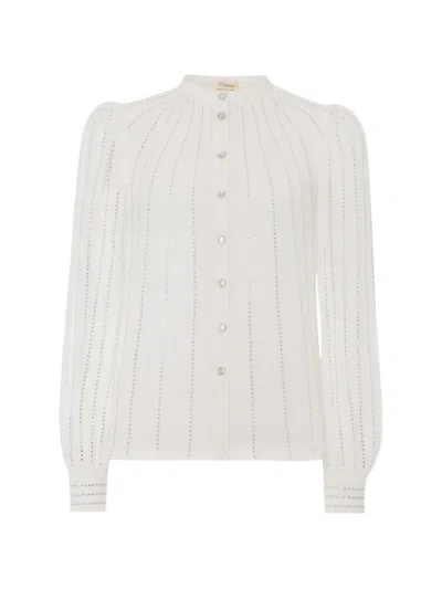 Temperley London Villanelle Shirt In White