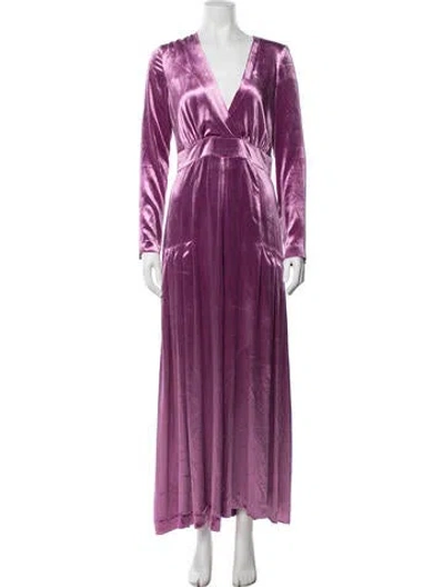 Pre-owned Temperley London V-neck Jumpsuit In Purple