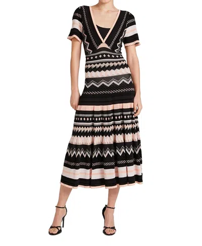 Temperley London Women's Meryl V-neck Knit Dress In Multi