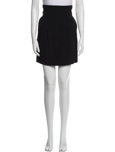 Pre-owned Temperley London Wool Knee-length Skirt In Black