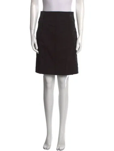 Pre-owned Temperley London Wool Knee-length Skirt In Black