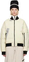 Templa Beige Stand Collar Down Jacket In Fog
