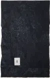 Templa Black Adhara Down Scarf In Lunar Tide