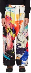 Templa Multicolor Hara Cargo Pants In Light Splatter