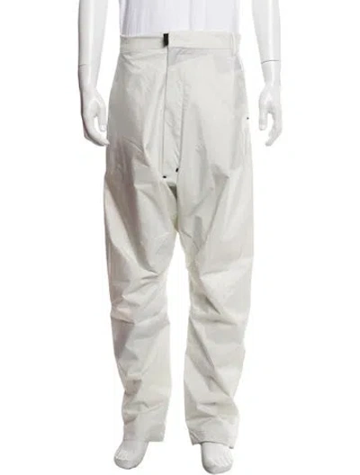 Pre-owned Templa Printed Pants In White
