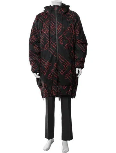 Pre-owned Templa Printed Parka W/ Tags In Black