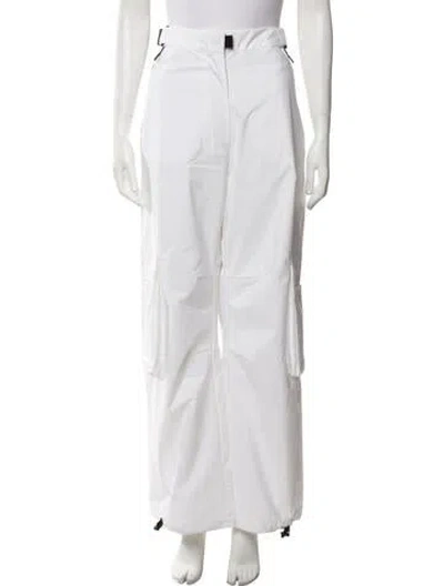 Pre-owned Templa Wide Leg Pants In White