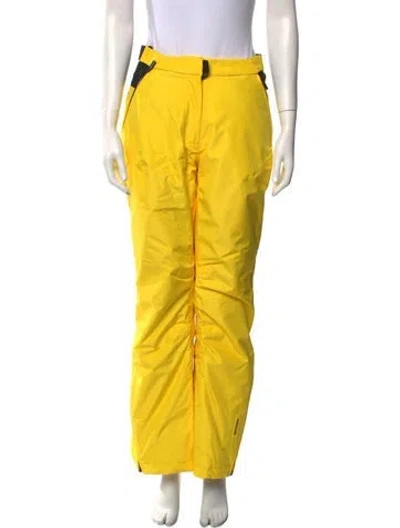 Pre-owned Templa Wide Leg Pants In Yellow