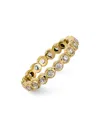 Temple St Clair 18k Gold Eternity Ring With Diamonds In Gold