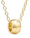 Temple St Clair 18k Yellow Gold Cl White Diamond Scatter Rondelle Pendant Necklace, 16 In Yellow