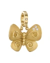 TEMPLE ST CLAIR 18K YELLOW GOLD DIAMOND BUTTERFLY PENDANT