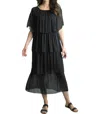 Tempo Paris All Night Long Dress In Black In Black