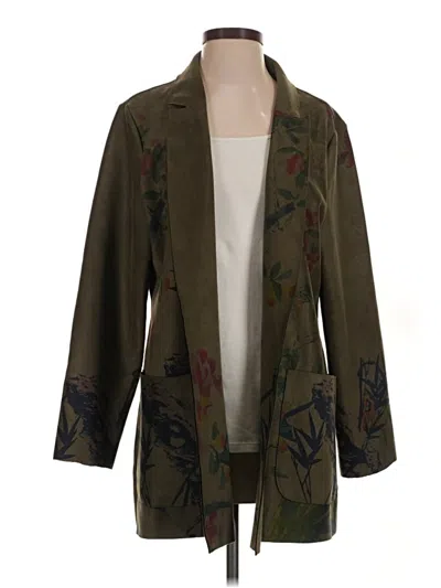 Pre-owned Tempo Paris Blazer Jacket In Green