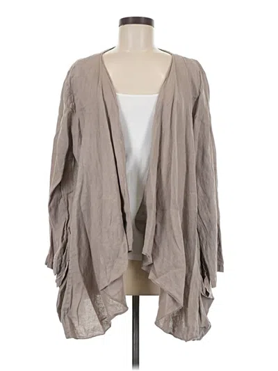Pre-owned Tempo Paris Cardigan Sweater In Tan