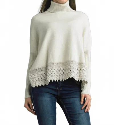 Tempo Paris It's All Me Sweater In White Ivory
