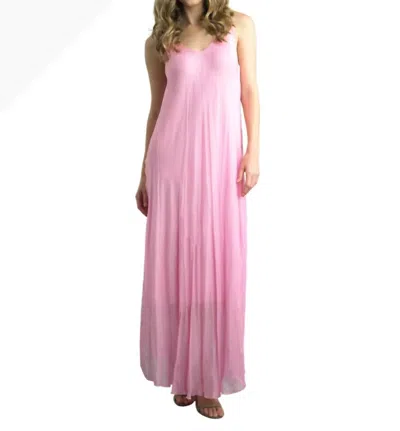 Tempo Paris Long Bias Dress In Pink