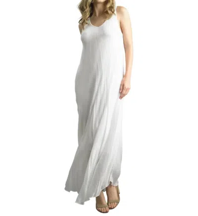 Tempo Paris Long Bias Dress In White