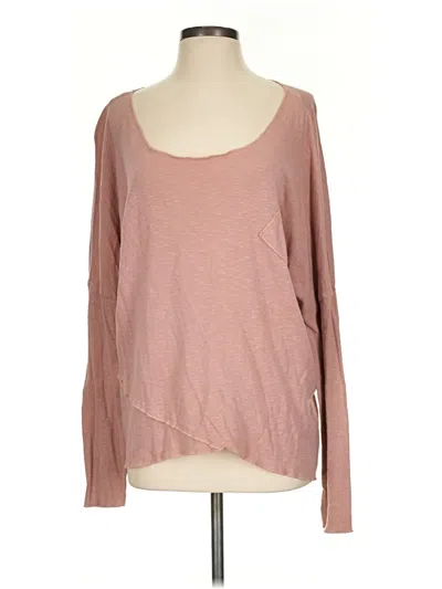Pre-owned Tempo Paris Long Sleeve T-shirt In Pink