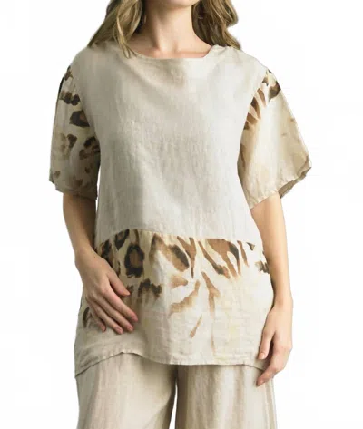 Tempo Paris On The Right Path Top In Beige In Neutral