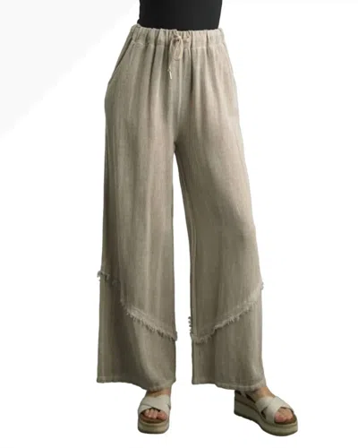 Tempo Paris Palazzo Linen Pants In Beige In Neutral