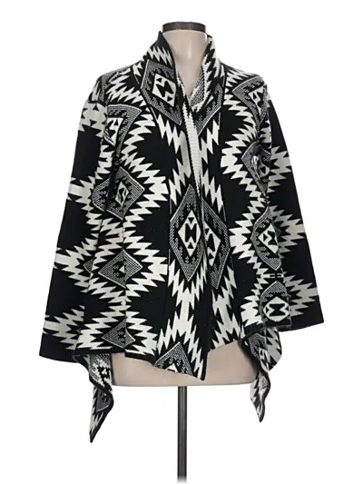 Pre-owned Tempo Paris Poncho In Black