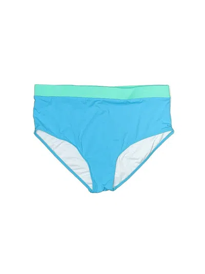 Pre-owned Tempt Me Swimsuit Bottoms In Blue